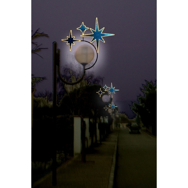 Décor Lumiboule Eclats en LED pour lampadaire - Vignette 2