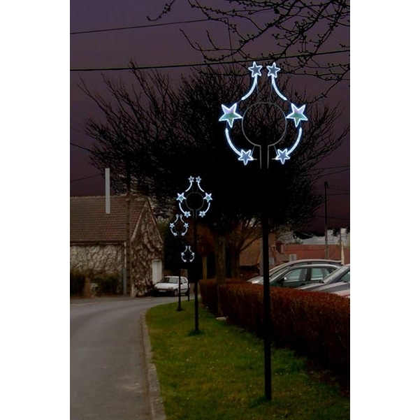 Décor Lumiboule Rond de lune en LED pour lampadaire - 1 module - Vignette 2
