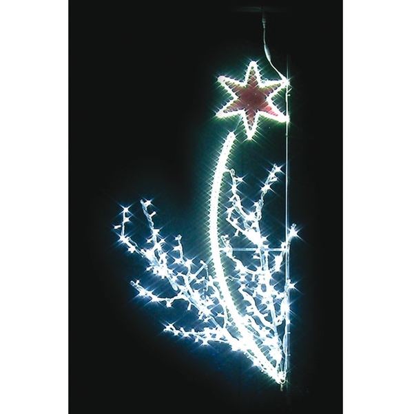 Décor Lumicolor Rameaux d'étoiles pour poteau