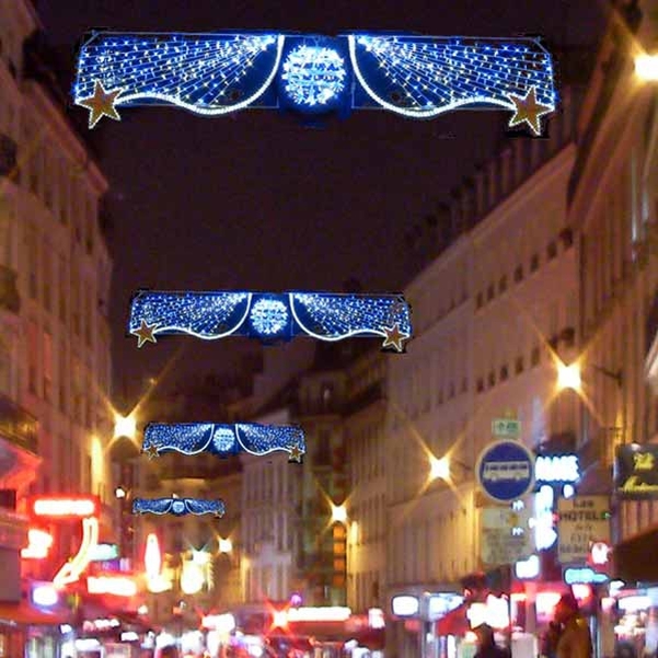 Voûte Lumicolor Saphir pour traversée de rue L.4,24m - Vignette 2