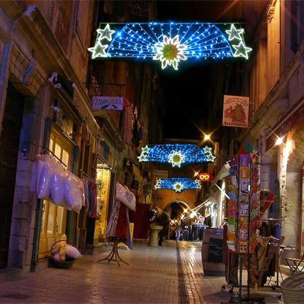 Voûte Lumicolor Soleil de nuit pour traversée de rue L.2,40m - Vignette 3