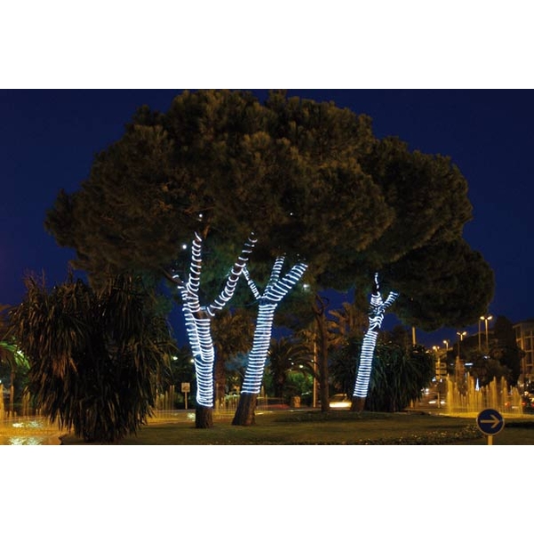 Cordon lumineux bleu 30 Leds - Rouleau de 44 m - Vignette 2