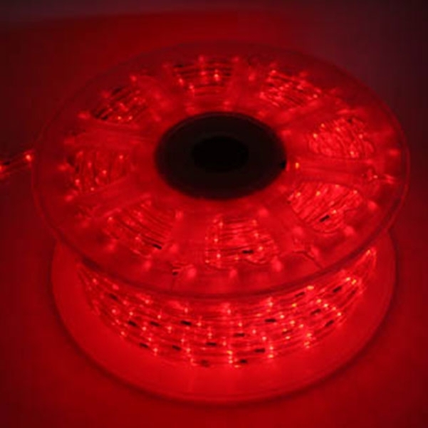 Cordon lumineux rouge 30 Leds - Rouleau de 44 m