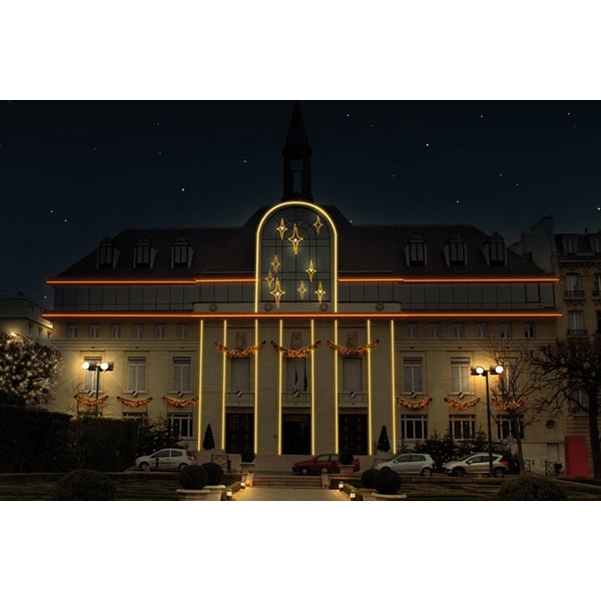 Cordon lumineux jaune 30 Leds - Rouleau de 44 m - Vignette 2