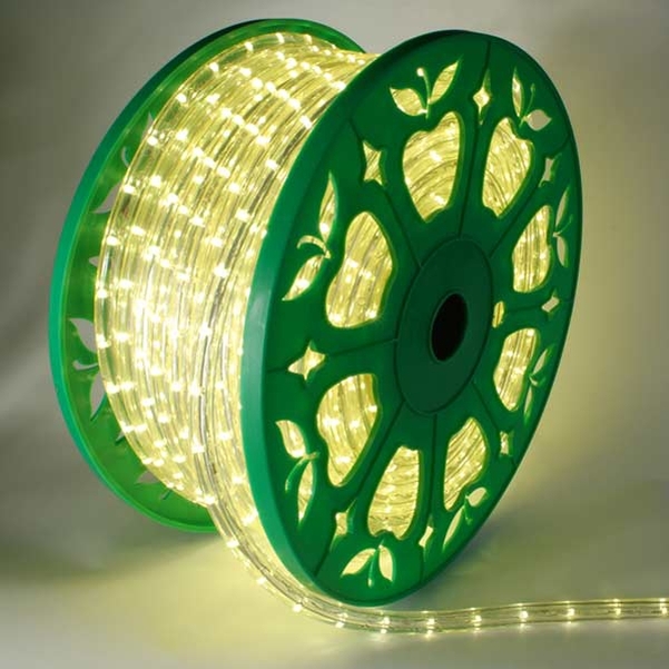 Cordon lumineux 36 Leds Blanc Chaud - Rouleau de 45 m