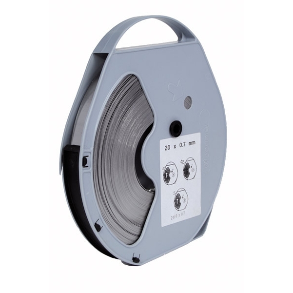 Rouleau de 50 m de feuillard inox
