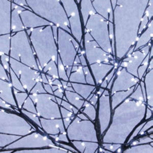 Arbre lumineux blanc H.2,50 m