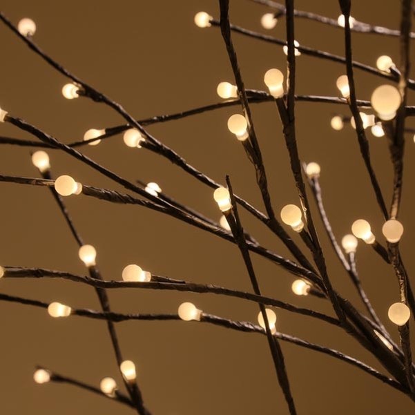 Arbre lumineux blanc chaud H.2,40 m