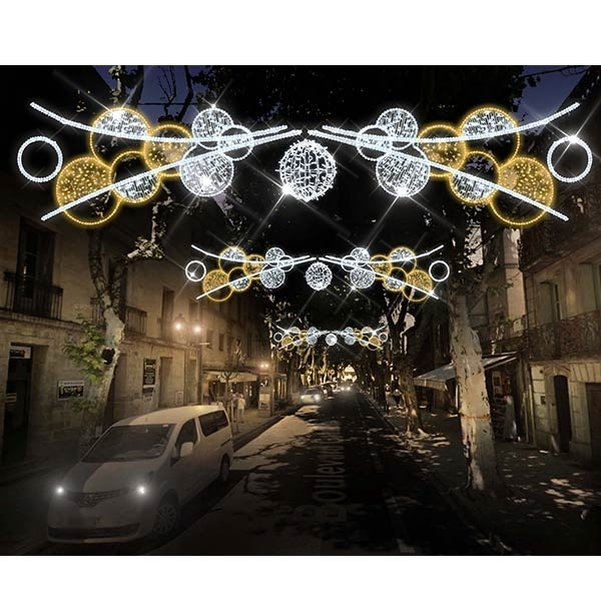 Voûte  ENVOLÉE DE BULLES 5.50 M pour traversée de rue - Reconditionné - Vignette 2