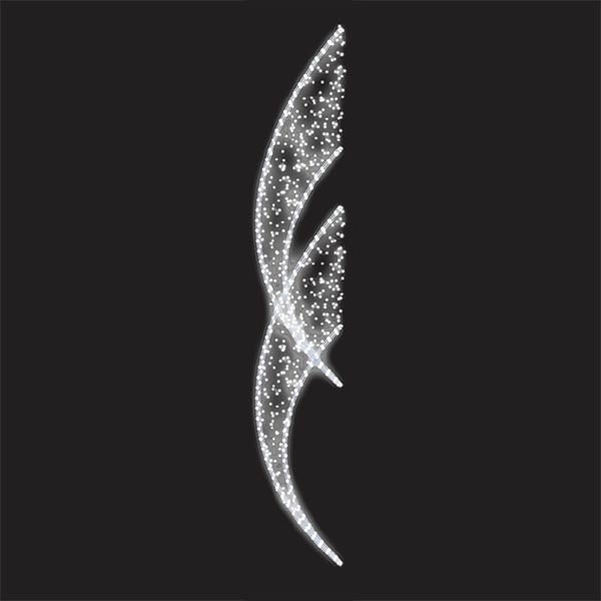 Décor LILLOISE H 1.50 m LED PETILLANT BLANC - Reconditionné