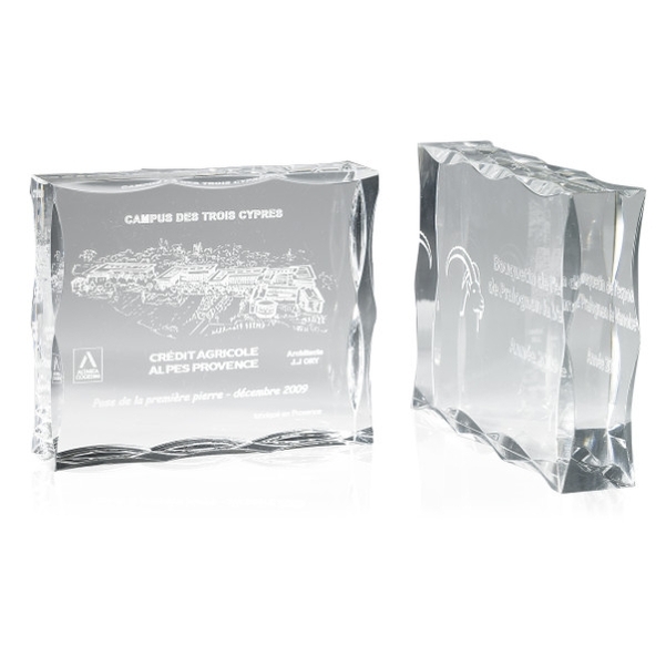 Trophée transparent Strass - Vignette 2