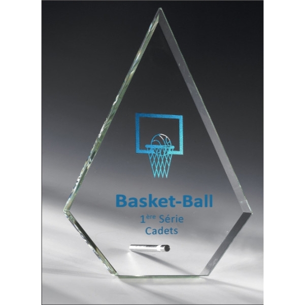 Trophée transparent Quartz
