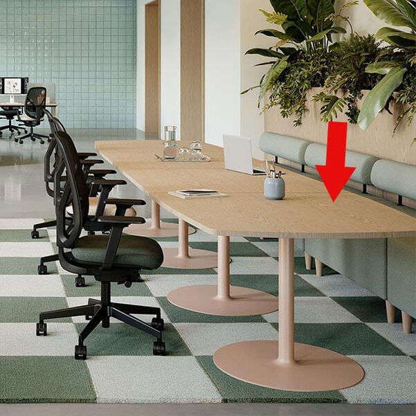 Table tonneau Chill d'extremité avec pied tulipe