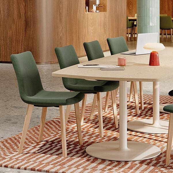 Table tonneau Chill d'extremité avec pied tulipe - Vignette 2