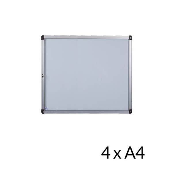 Vitrine d'affichage extérieur ANGUS 45 pour 4 A4 - 1 porte