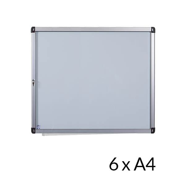 Vitrine d'affichage extérieur ANGUS 45 pour 6 A4 - 1 porte