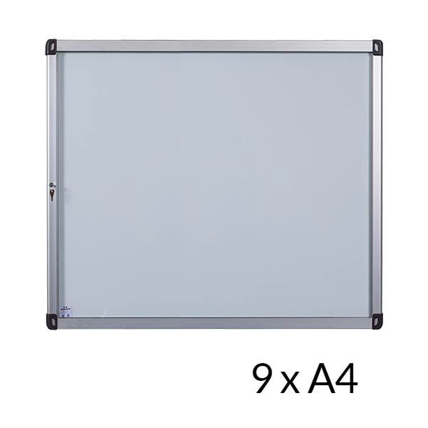 Vitrine d'affichage extérieur ANGUS 45 pour 9 A4 - 1 porte