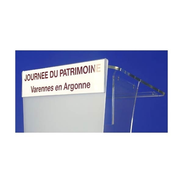Fronton pour pupitre Opale