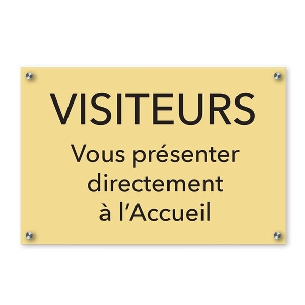 Plaque gravée en plexiglas 30x20cm - Vignette 2