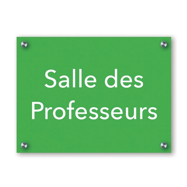 Plaque gravée en plexiglas 20x15cm