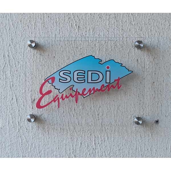 Plaque horaires en plexiglas avec impression 20x15cm