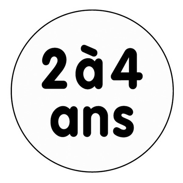 Plaquette aire de jeux 2 à 4 ans