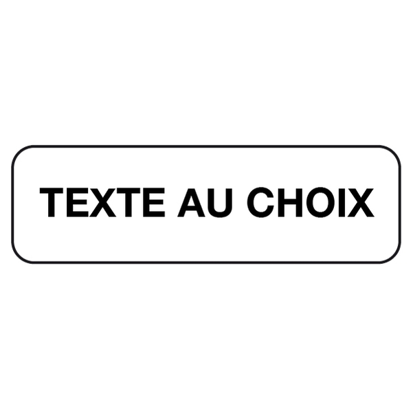 Panonceau de signalisation 500x200 mm