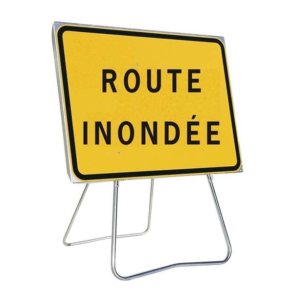 Panneau de signalisation temporaire NF - Type KC1 - Classe 2 - Vignette 5