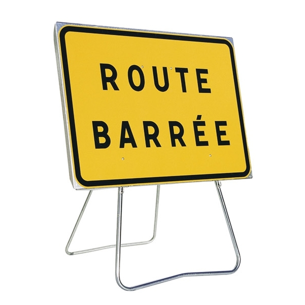 Panneau de signalisation temporaire NF - Type KC1 - Classe 1