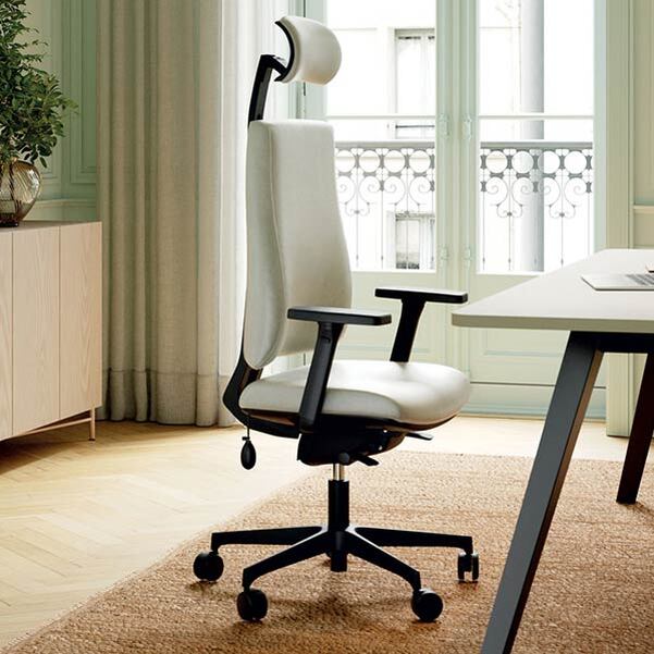 Fauteuil de bureau Axion avec appui-tête (têtière)