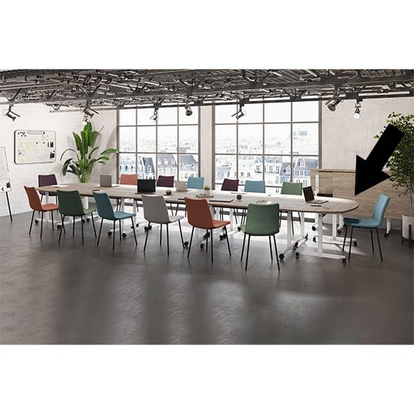 Table basculante Evolve 1/2 galet