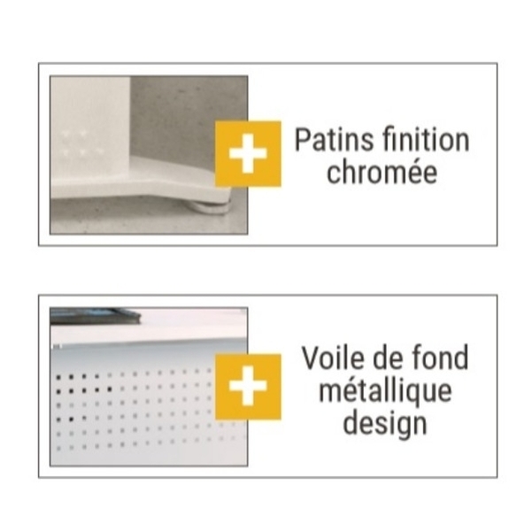 Bureau droit L.140x80 cm - Gamme Star - Vignette 2