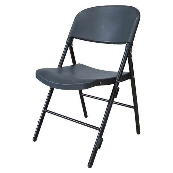 Chaise pliante Jumbo M2 noire avec accroches
