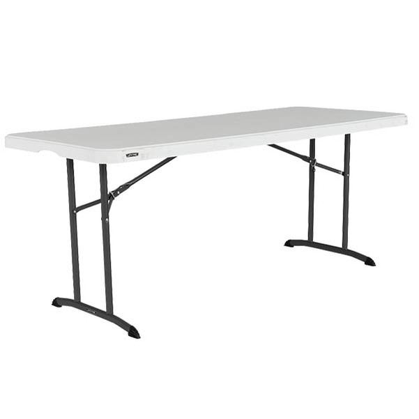 Table Lifetime 183X76 cm Encastrable Blanche