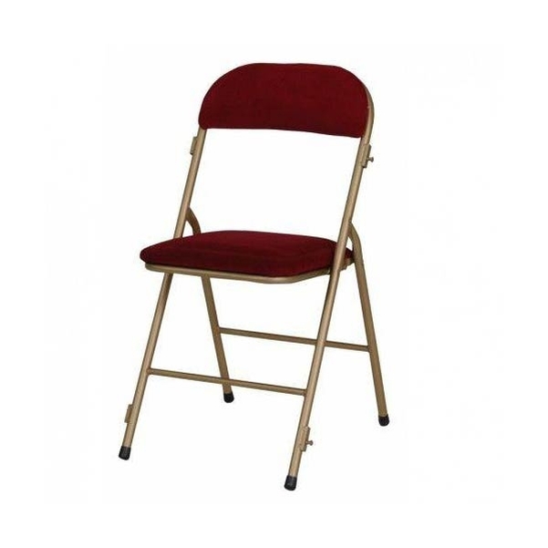 Chaise pliante PRESTIGE Tissu Velours