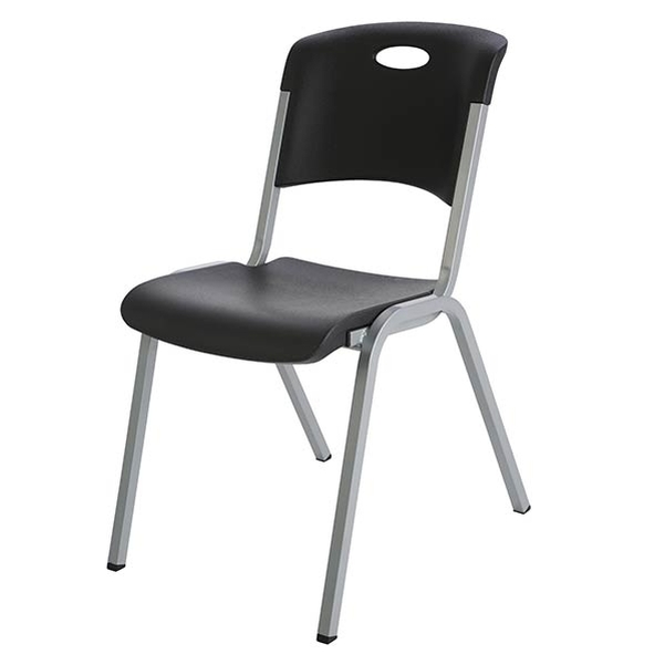 Chaise Lifetime Empilable Noire