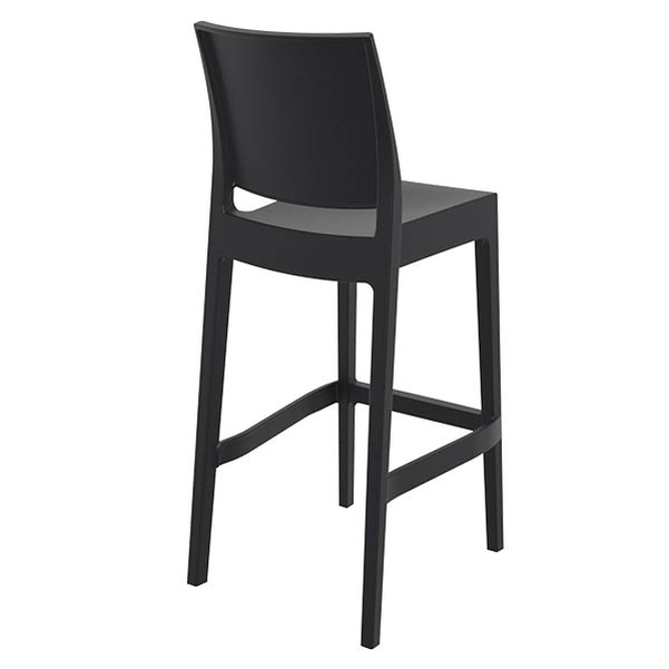 Tabouret haut noir Maya - Vignette 3