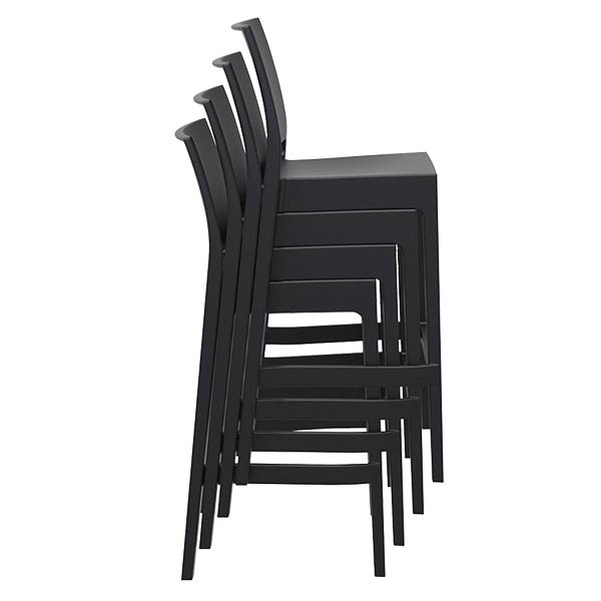 Tabouret haut noir Maya - Vignette 5