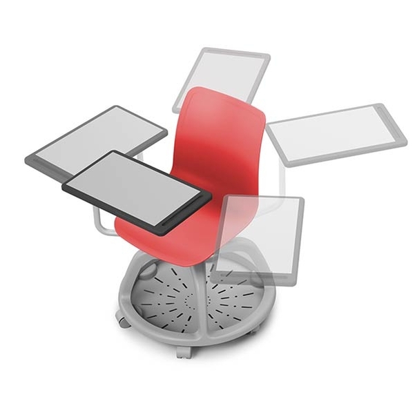 chaise séminaire avec tablette - Vignette 3