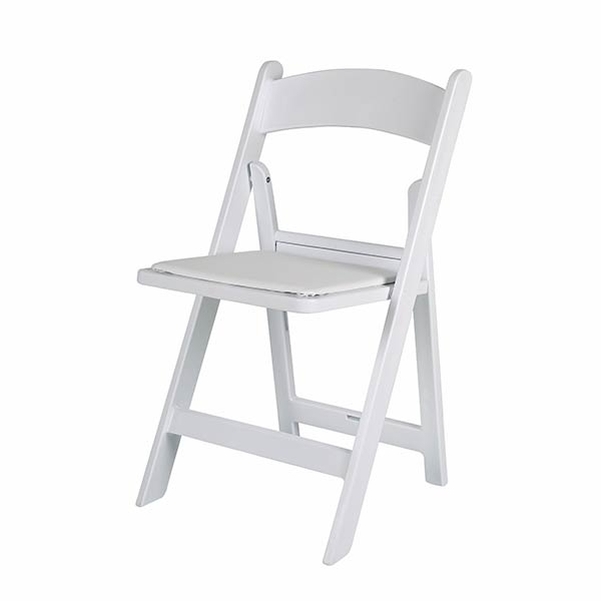 Chaise pliante Martha résine blanche