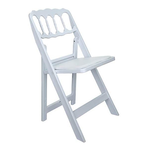 Chaise pliante Napoléon résine blanche