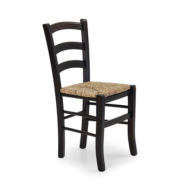 Chaise bois Venise assise paille