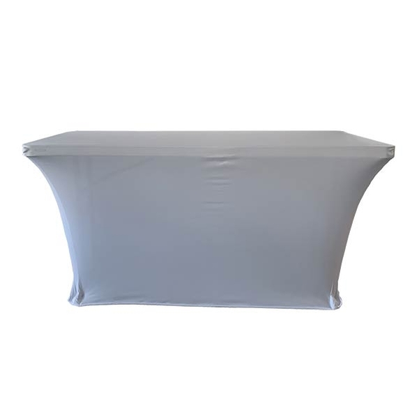 Nappe blanche 4 côtés pour table Lifetime 183x76 cm