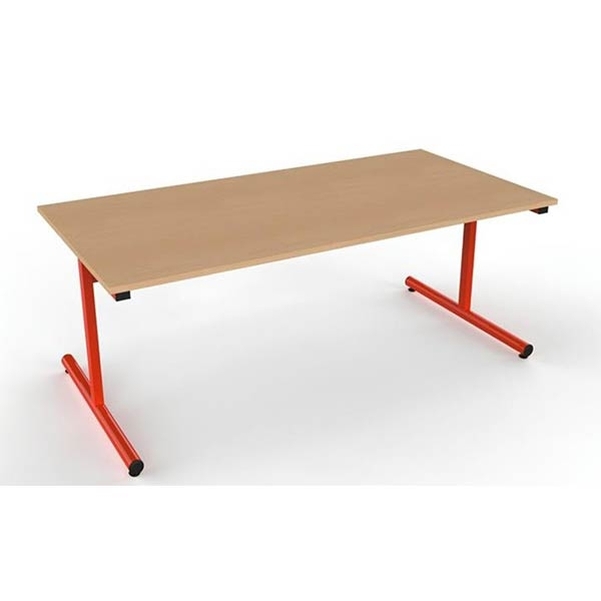 Table Noa plateau mélaminé réglable T1 à T3 - 160x80 cm