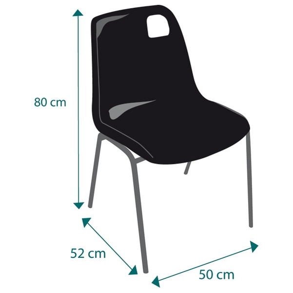 Chaise Vanoise M4 sans accroches - Vignette 3