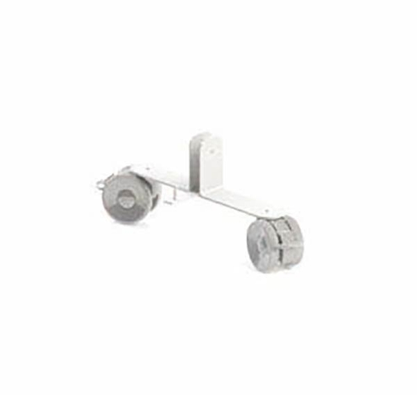 Pied Stabilisateur Blanc sur roulettes