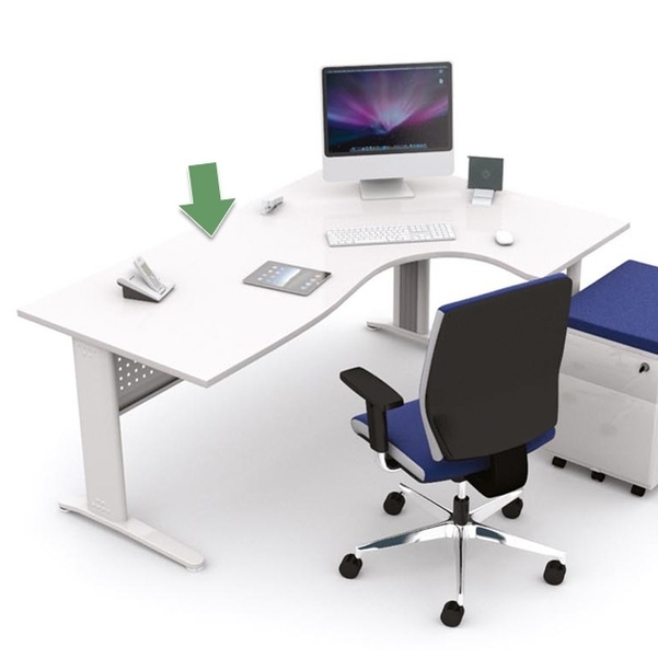 Bureau angle droit L.160x120 cm - Gamme Star