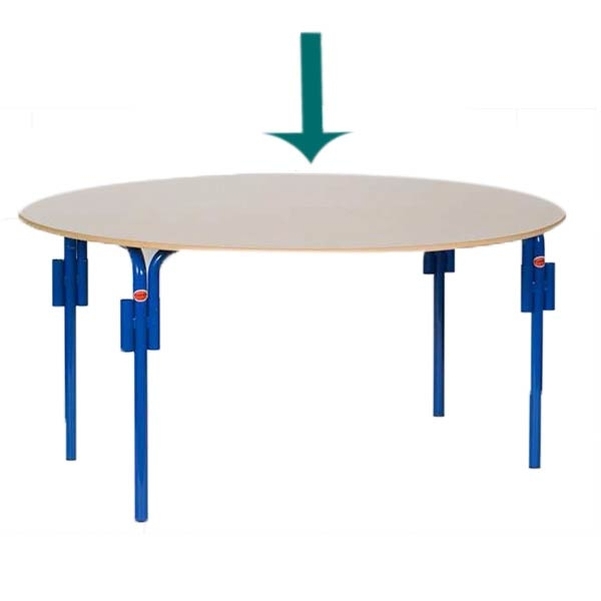 Plateau rond pour table "Mairietable" diam.150 cm