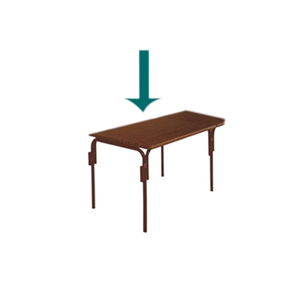 Plateau multiplis pour table modulable "Mairietable" 120x80 cm