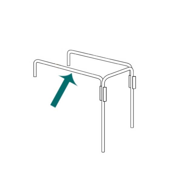 Entretoise pour plateau rectangulaire "Mairietable"